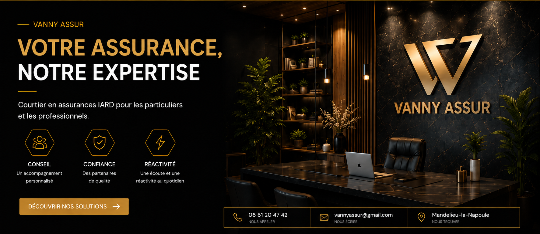 VANNY ASSUR — bureau et identité visuelle